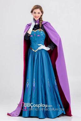 Elsa Đầm Dạ Hội Đăng Quang Nữ Hoàng