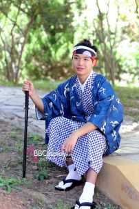 Yukata Nam Kèm Haori Xanh Nhật 2023
