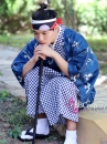 Yukata Nam Kèm Haori Xanh Nhật 2023