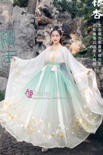 Hán Phục Ngân Hạnh Chiết Eo