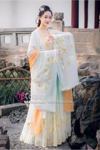 Hán Phục Ngân Hạnh Chiết Eo