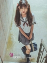 Nữ Sinh Seifuku Mẫu Xám