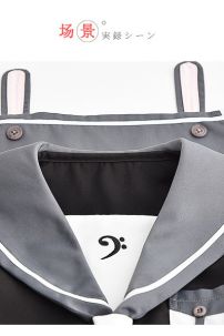 Đồng Phục Nữ Sinh Thỏ Xám Tay Ngắn