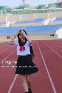 Đồ Học Sinh Nhật Bản Dễ Thương Tay Ngắn