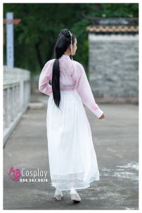 Hán Phục Thêu Hoa Chiết Eo Vũ Liên