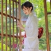 Yukata Trắng Kem Xuân Hạ