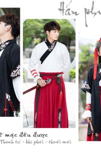 Hán Phục Cách Tân Hắc Bạch Huyết Cho Cặp Đôi Giá Rẻ