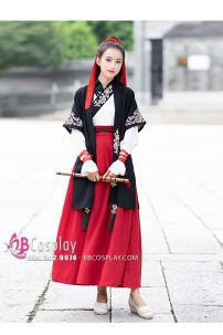 Hán Phục Cách Tân Hắc Bạch Huyết Cho Cặp Đôi Giá Rẻ