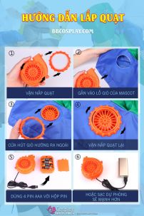 Mascot Khủng Long Bạo Chúa Phiên Bản Thợ Săn