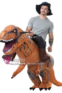 Mascot Khủng Long Bạo Chúa Phiên Bản Thợ Săn