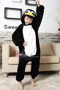 Bộ Trang Phục Trẻ Em Hình Thú Chim Cánh Cụt Cho Bé 120Cm