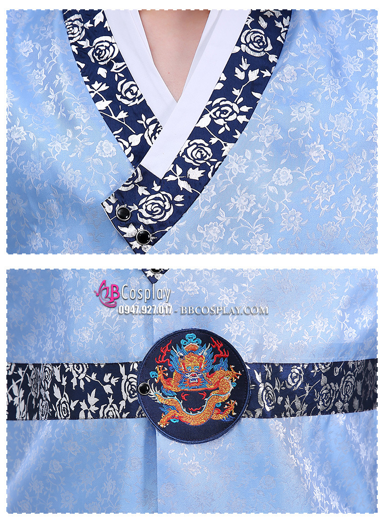 Hanbok Của Hàn Quốc Cho Nam Vải Gấm