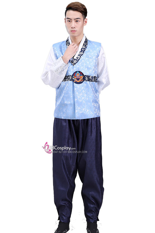 Hanbok Của Hàn Quốc Cho Nam Vải Gấm
