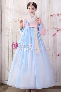 Váy Hanbok Hàn Quốc Đẹp Váy Xanh Pastel