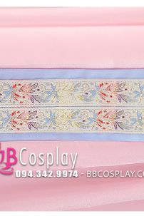 Hanbok Truyền Thống Hàn Quốc Nữ Váy Hồng Phấn