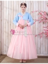 Hanbok Truyền Thống Hàn Quốc Nữ Váy Hồng Phấn