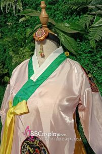 Bán Hanbok Giá Rẻ Áo Hồng Váy Hồng