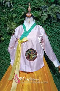 Bán Hanbok Giá Rẻ Áo Hồng Váy Hồng