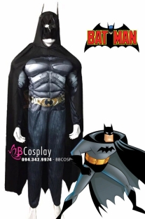 Trang Phục Người Dơi Độn Cơ Bắp In 3D