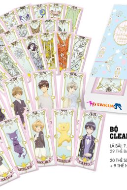 Hộp Bài Sakura Clear Card 29 Lá Bằng Giấy