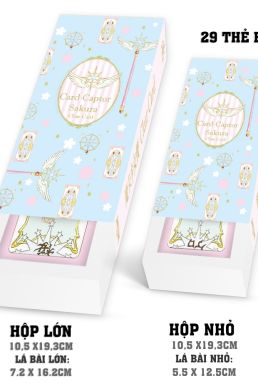 Hộp Bài Sakura Clear Card 29 Lá Bằng Giấy