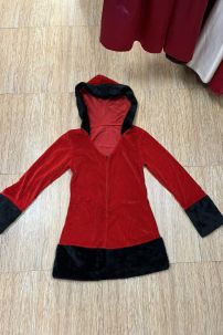 Đầm Noel Phối Lông Đen Cá Tính - Có Ảnh Thật