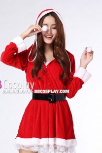 Đồ Noel Đẹp Có Nón Váy Viền Ren