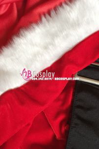 Đầm Noel Cúp Ngực Phối Thắt Lưng Đen