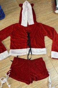 Bộ Noel Liền Nón Có Tai Tinh Nghịch - Có Ảnh Thật