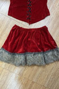 Đầm Cô Bé Quàn Khăn Đỏ Phiên Bản Giáng Sinh - Có Ảnh Thật