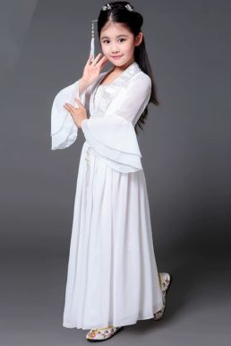 Trang Phục Cổ Trang Cho Bé - Màu Trắng