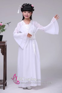 Trang Phục Cổ Trang Cho Bé - Màu Trắng