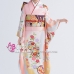 Kimono Truyền Thống Nhật Bản Hồng Pastel