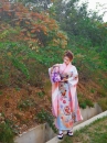 Kimono Truyền Thống Chuấn Nhật Màu Hồng