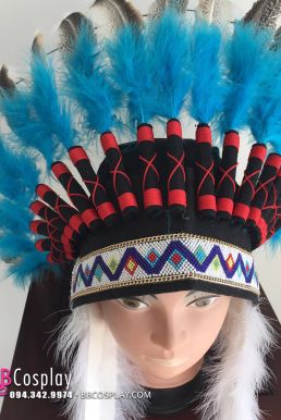 Mũ Thổ Dân Da Đỏ Giá Rẻ Chuẩn Indian