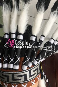 Nón Thổ Dân Giá Rẻ Lông Đen Trắng