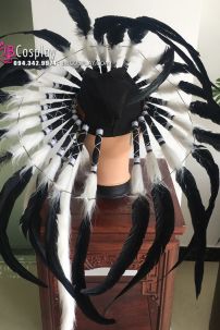 Nón Thổ Dân Giá Rẻ Lông Đen Trắng