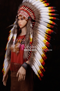 Nón Thổ Dân Lông Chuẩn Ấn Đuôi Dài