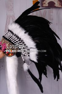 Nón Thổ Dân Xịn Xò Lông Đen