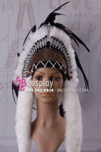 Nón Thổ Dân Xịn Xò Lông Đen