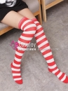 Vớ Sọc To Màu Đỏ Trắng