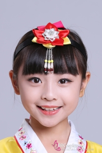 Băng Cài Tóc Hanbok Vàng Đỏ