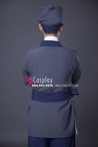 Trang Phục Tiểu Nhị Xanh Viền Xanh Đậm