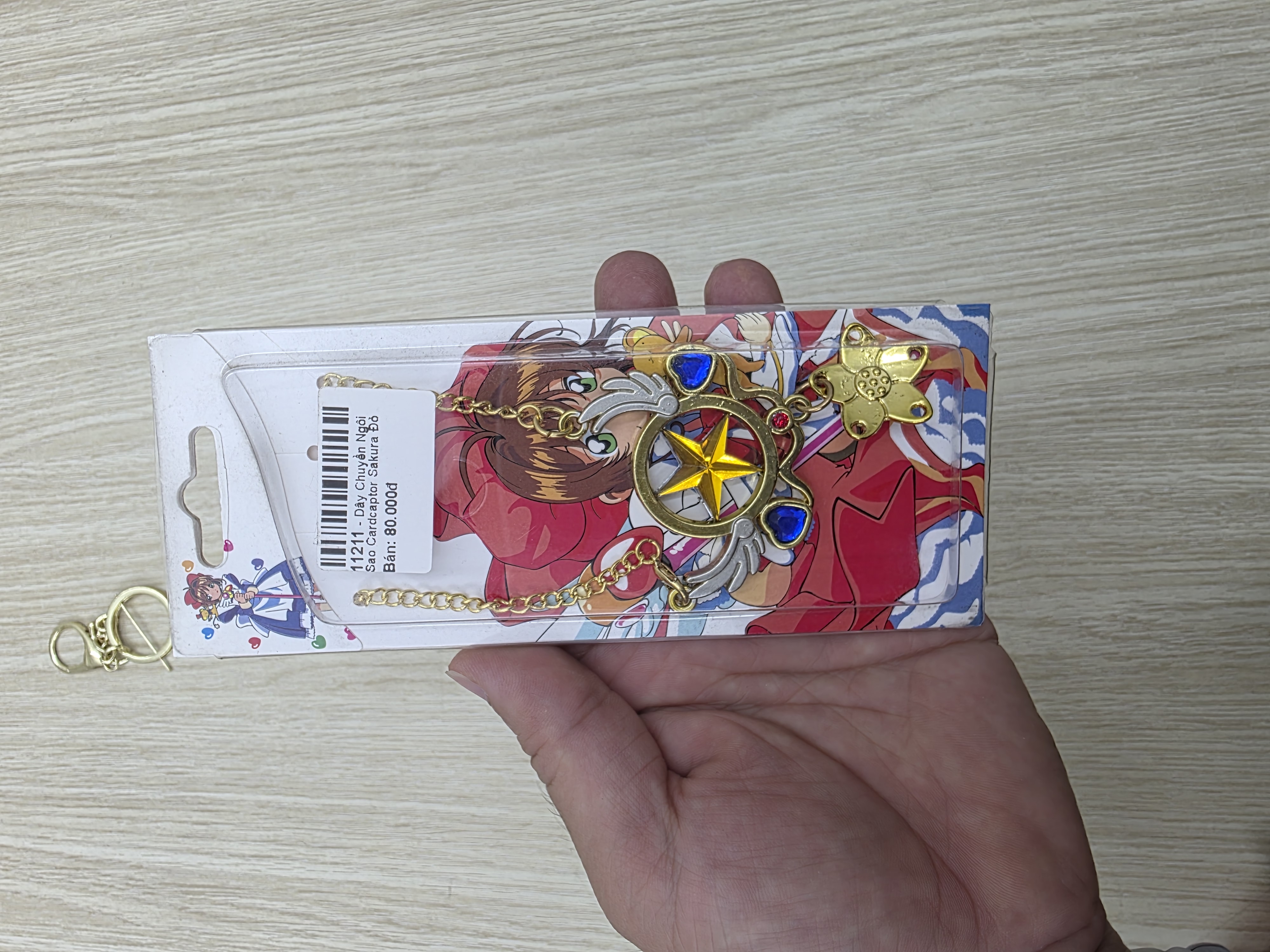 Dây Chuyền Ngôi Sao Cardcaptor Sakura Vàng