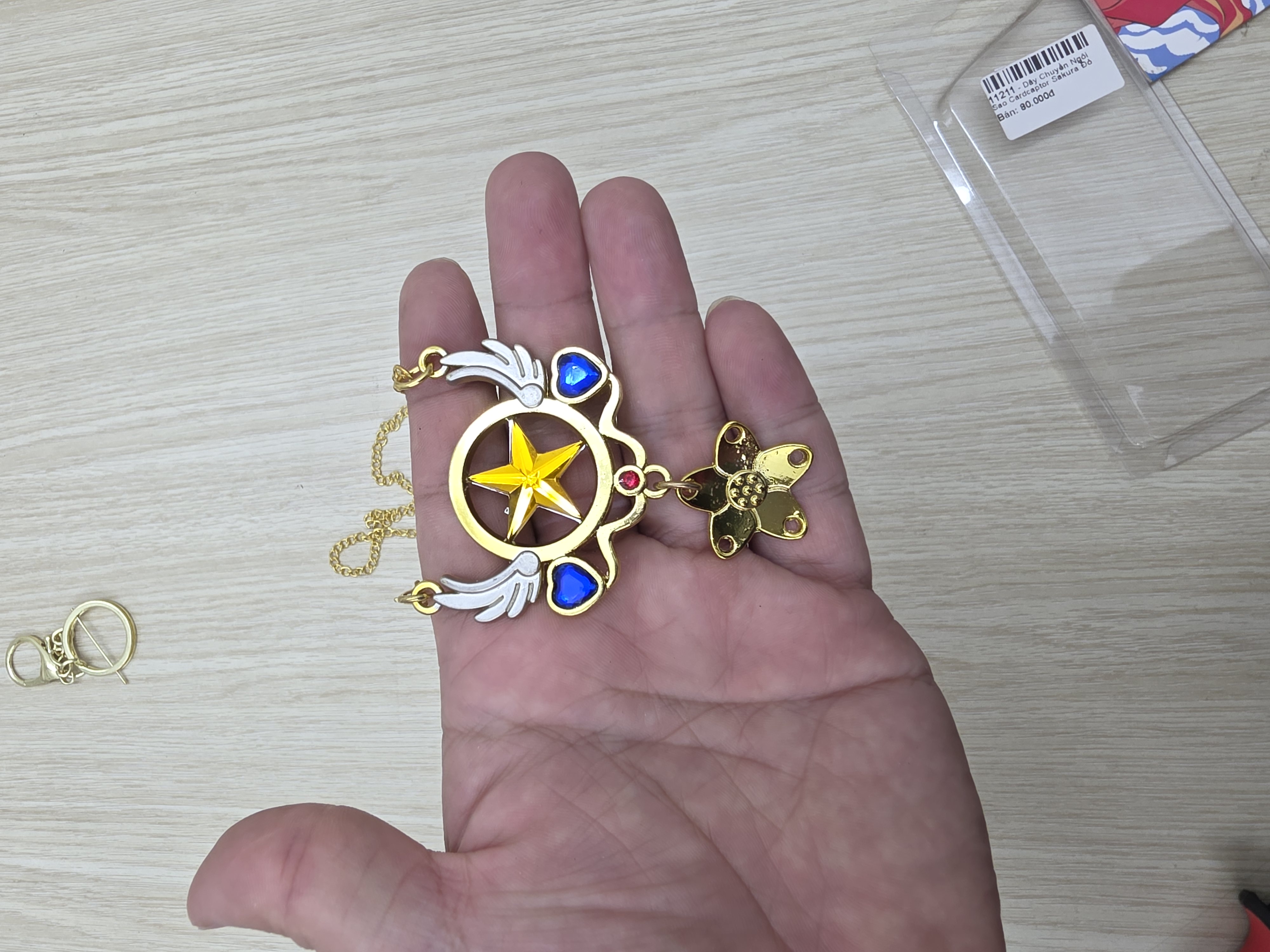 Dây Chuyền Ngôi Sao Cardcaptor Sakura Vàng