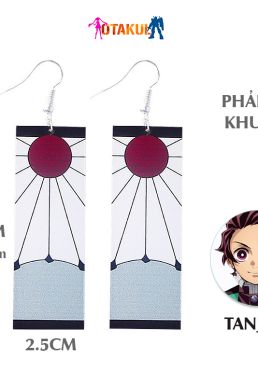 Bông Tai Xỏ Lỗ Tanjiro Kamado - Kimetsu No Yaiba - Phiên Bản Phim Điện Ảnh Kimetsu
