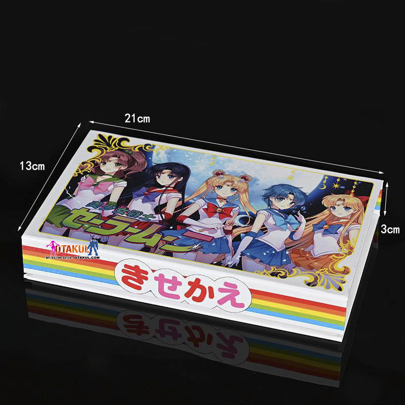 Bộ Móc Khóa Thủy Thủ Mặt Trăng Đính Đá - Sailor Moon