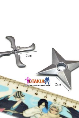 Bộ Móc Khóa Vũ Khí Trong Naruto Màu Bạc