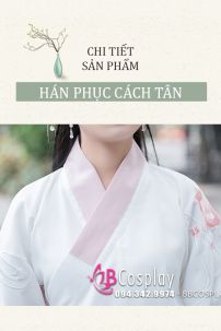 Hán Phục Sương Hoa Lộ Ngưng Hoạ Tiết Thêu Hoa Full