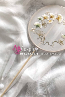 Quạt Hoa Ngân Hạnh - Quạt Cổ Trang